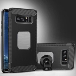 Galaxy Note 8 Metal Plate Hybrid Case for Magnetic Holder (Black)